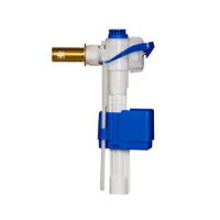 AQUA 1/2" SIDE INLET VALVE BRASS SHANK