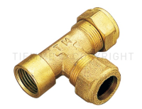 DN16 Solar Lateral Female Tee 22 x 22 x 1/2"