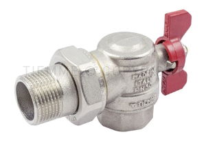 2182 1" ANGLED VALVE RED