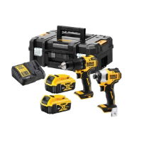 DEWALT DCK2062M2 18V BRUSHLESS DRILL TWIN PACK