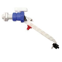 SIDE INLET PVC BALLVALVE C/W ADJUST.ARM B801A