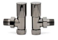 HP ANGLED VALVES BLACK NICKEL