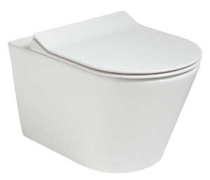 SONAS RIMLESS WALL HUNG WC /SOFT CLOSE SEAT