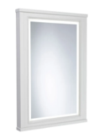 LANDSDOWN MIRROR FRAME LINEN WHITE