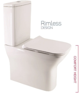 SOPHIA COMFORT HEIGHT FULLY SHROUDED ROMLESS WC