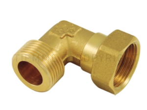 DN16  3/4" MALE / FELMALE FLAT FACE ELBOW