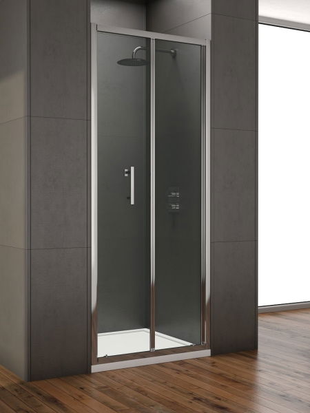 BIFOLD SHOWER DOOR WHITE 710-750