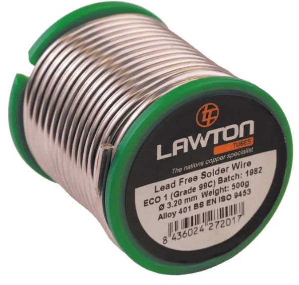 LAWTON  SOLDER COIL  /  SPOOL 500G 3MM