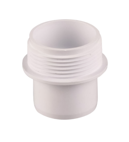 11/4" WHITE WASTE MALE ADAPTOR M11 BV11 11432W