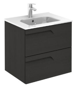 SONAS BRAVA Nature Grey 60 Vanityunit c/w slim basin