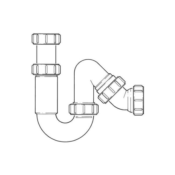 HUNTER 1.1/2" ADJUSTABLE P TRAP