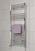 SONAS Heated Towel Rail 1200x500 Stright Chrome Round Head V