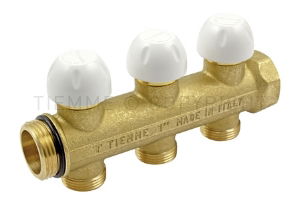 3040011 1" 3D Maxima FLOOR Manifold 3/4" x 18 flow