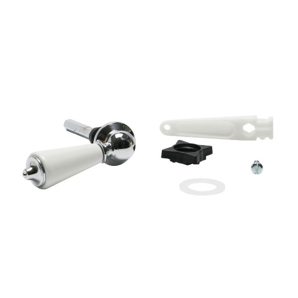 cistern lever white-chrome