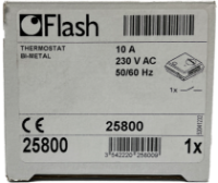 CTC Flash 25800 Room Stat C/W Neon 3 WIRE